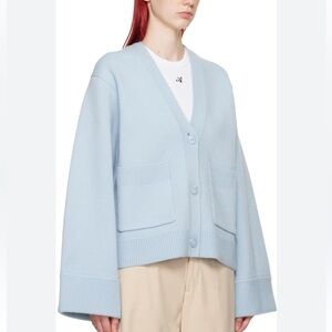 Axel Arigato Blue Memory Relaxed Cardigan Medium sold out wool